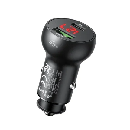 Mcdodo Mushrooms Series PD 45W Car Charger with Digital Display