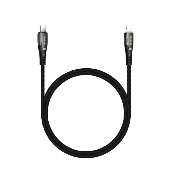 Mcdodo Porsche Series PD Type-c to Lightning Cable with LED 1.2m - Image 1