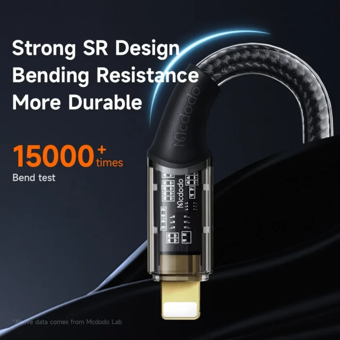 Mcdodo Type-c To Lightning Transparent Data Cable - Image 3
