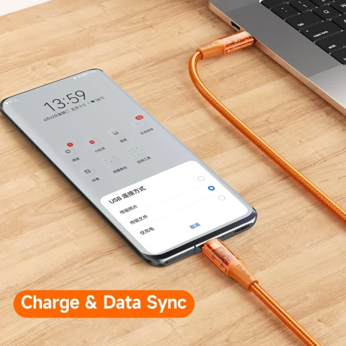 Mcdodo Type-c to Type-c Transparent Data Cable - Image 6
