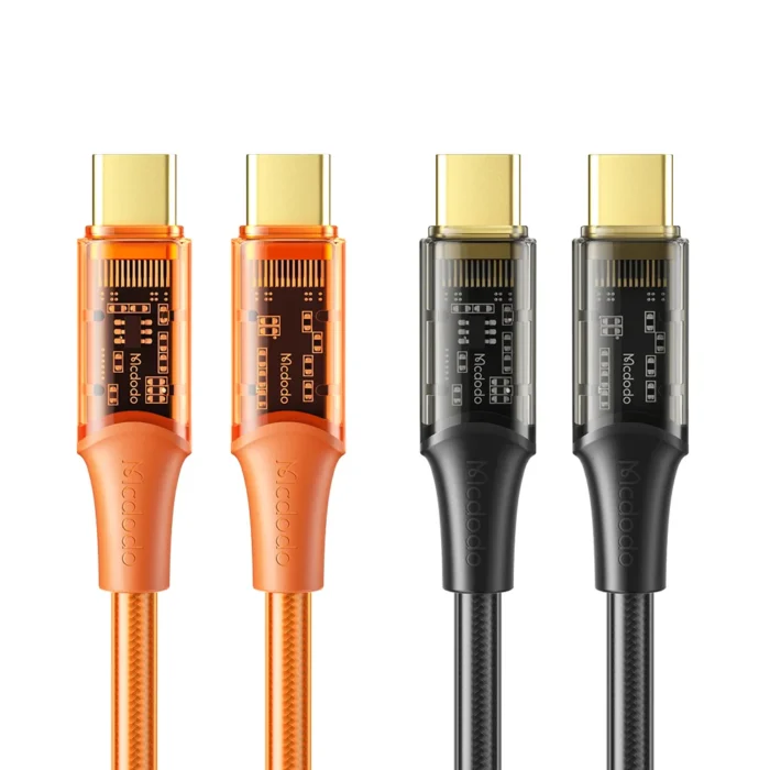Mcdodo Type-c to Type-c Transparent Data Cable - Image 1