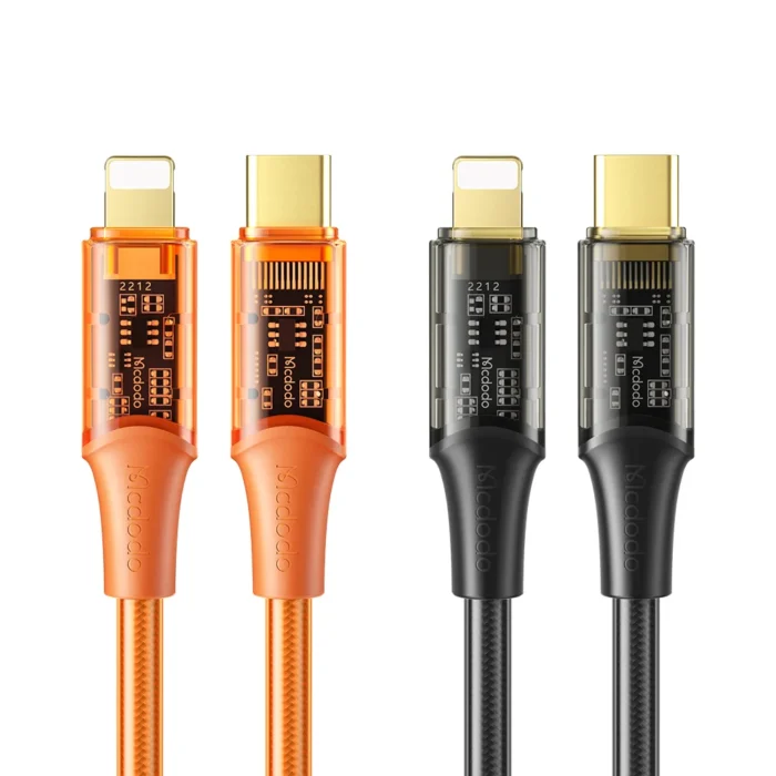 Mcdodo Type-c To Lightning Transparent Data Cable - Image 1